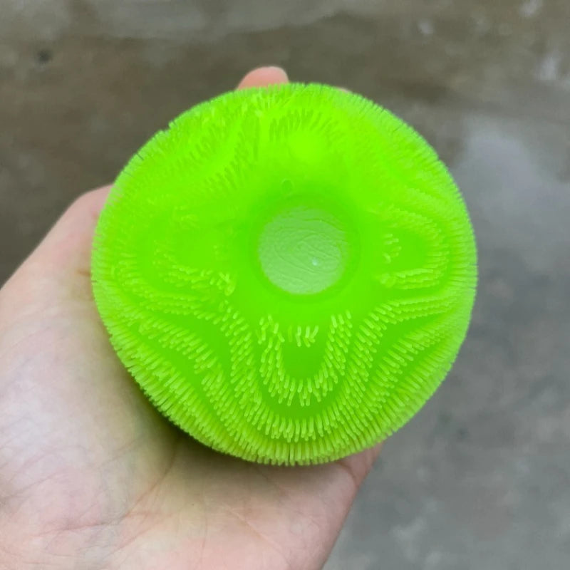 Fuzz Ball Squishy Toy Wonder Waves Vent Ball Textured Stress Relief Fidget Toy Sque additional angle