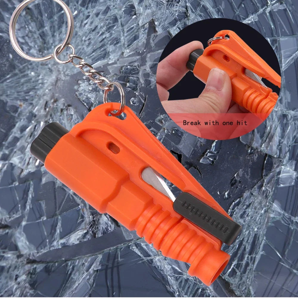 Car Safety Hammer Mini Car with a Multi-functional Escape Hammer to Break the Glass Rescue Hammer Ca