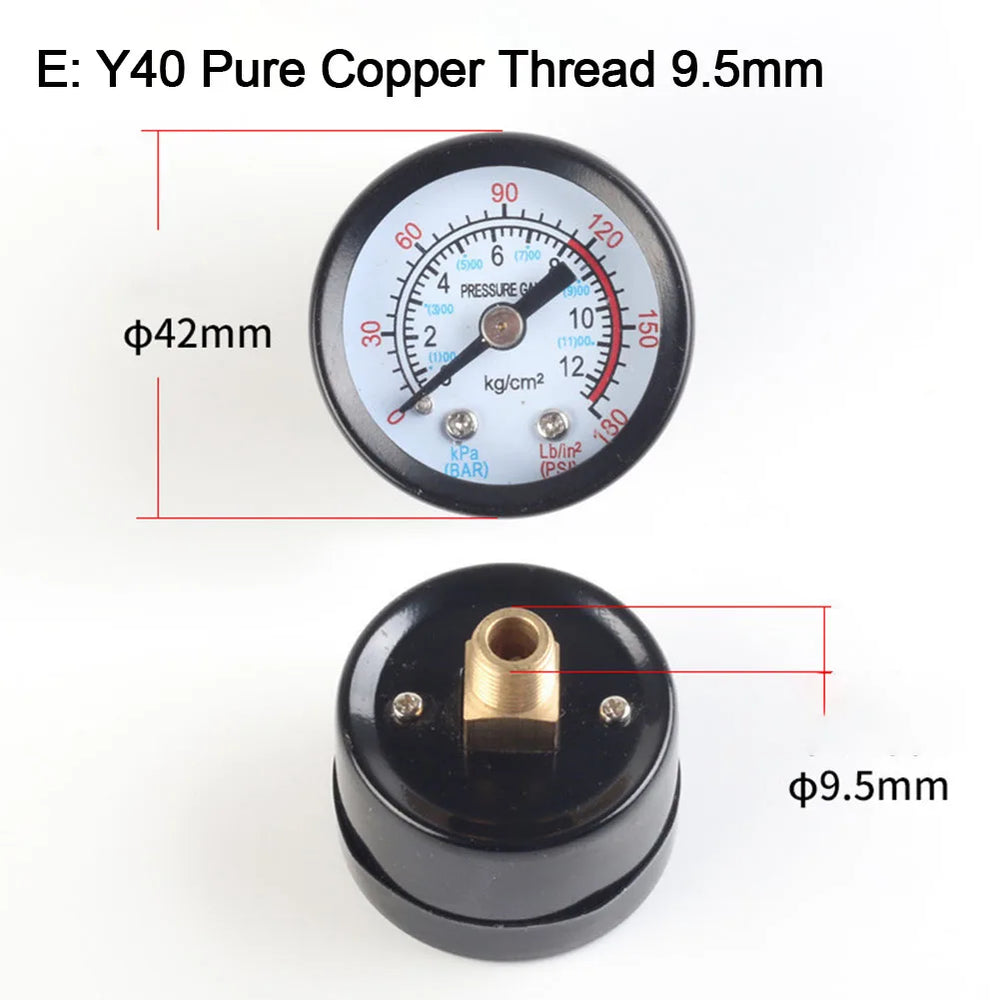 1pc Pressure Gauge for Air Compressor | Power Tool Replacement Accessory alternate view