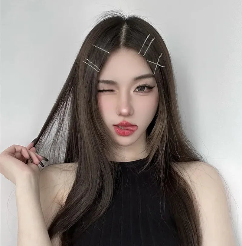 50/500pcs Metal Hairpins U-shaped Curly Wavy Hair Clips Women Girls Simple Bobby Pins Ba detail view