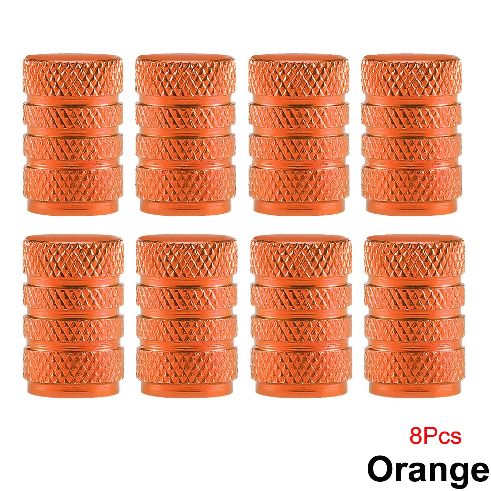 Aluminum Tire Valve Caps, Dustproof Stem Covers for Car Truck Bike lifestyle view