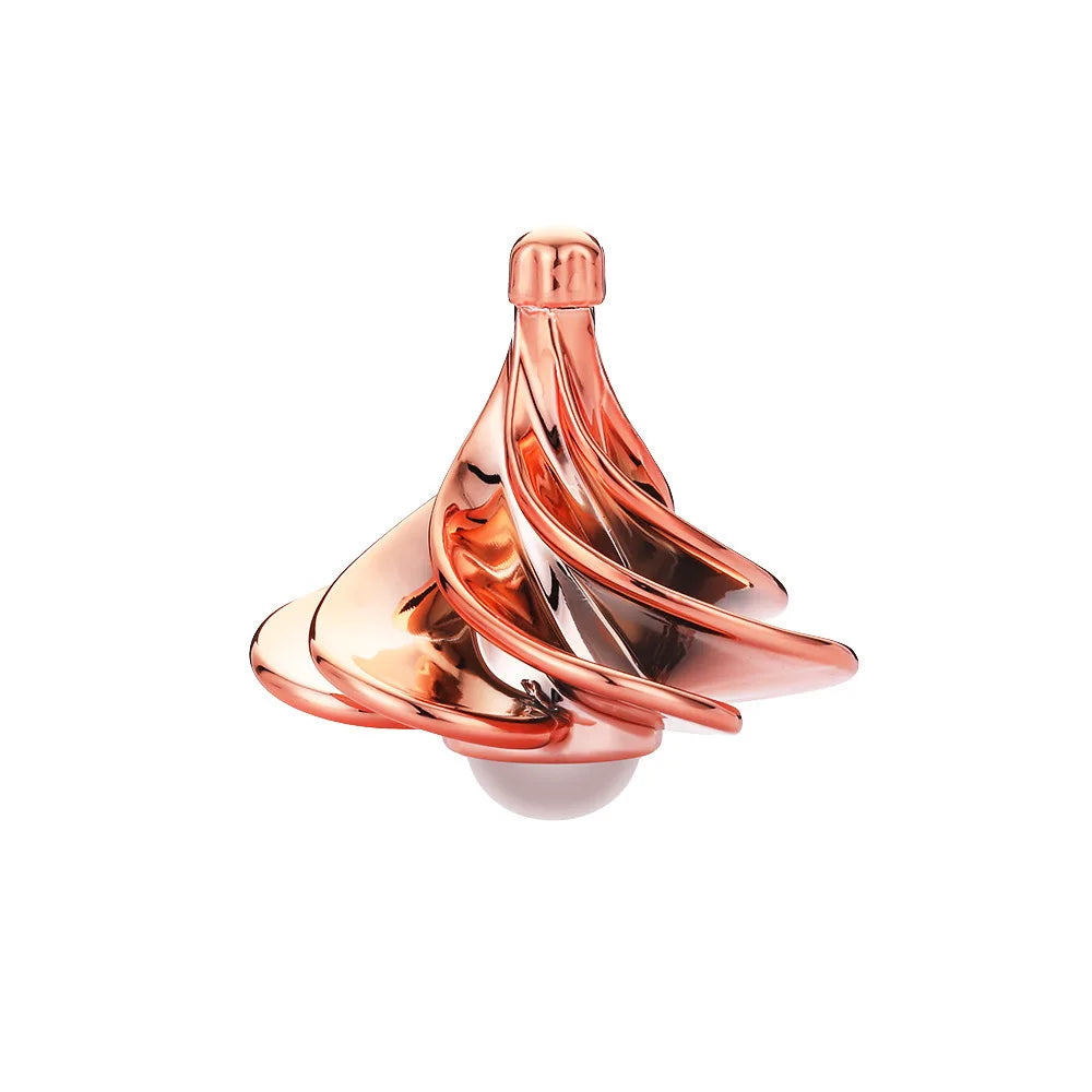 Wind Up Desktop Toy | Rotating Kinetic Spinner Fidget Stress Relief Gift detail view