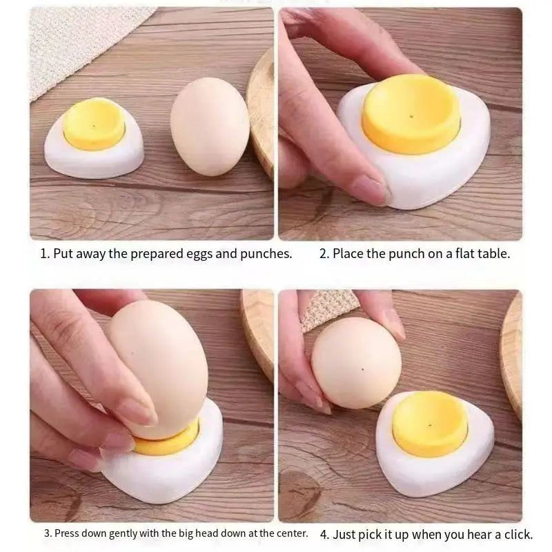 Egg Pricker Tool | Kitchen Gadget for Crack-Free Boiled Eggs close-up view