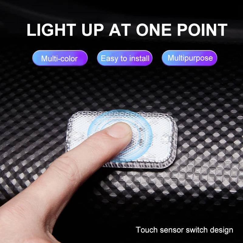 Mini Wireless Car LED Touch Light | USB Rechargeable Interior Reading Lamp alternate view