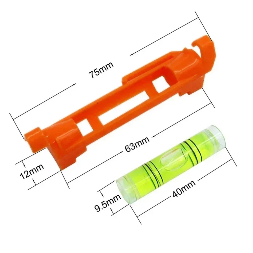 Line Hanging Bubble Level Set | Mini String Level Tool for Construction additional angle