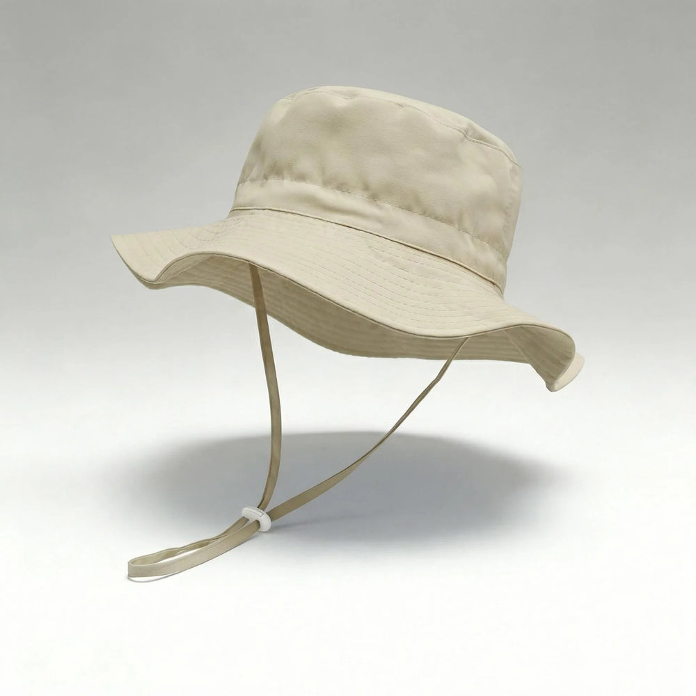 Solid Color Kids Fisherman Hat | Unisex Summer Sun Protection Hat lifestyle view