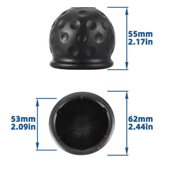 Rubber Trailer Hitch Ball Cover Dustproof Anti Rust alternate view