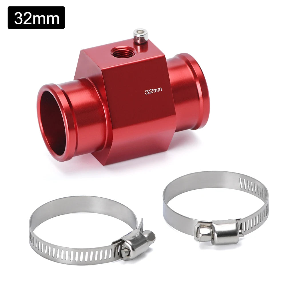 Aluminum Water Temperature Sensor Adapter 28-40mm Hose