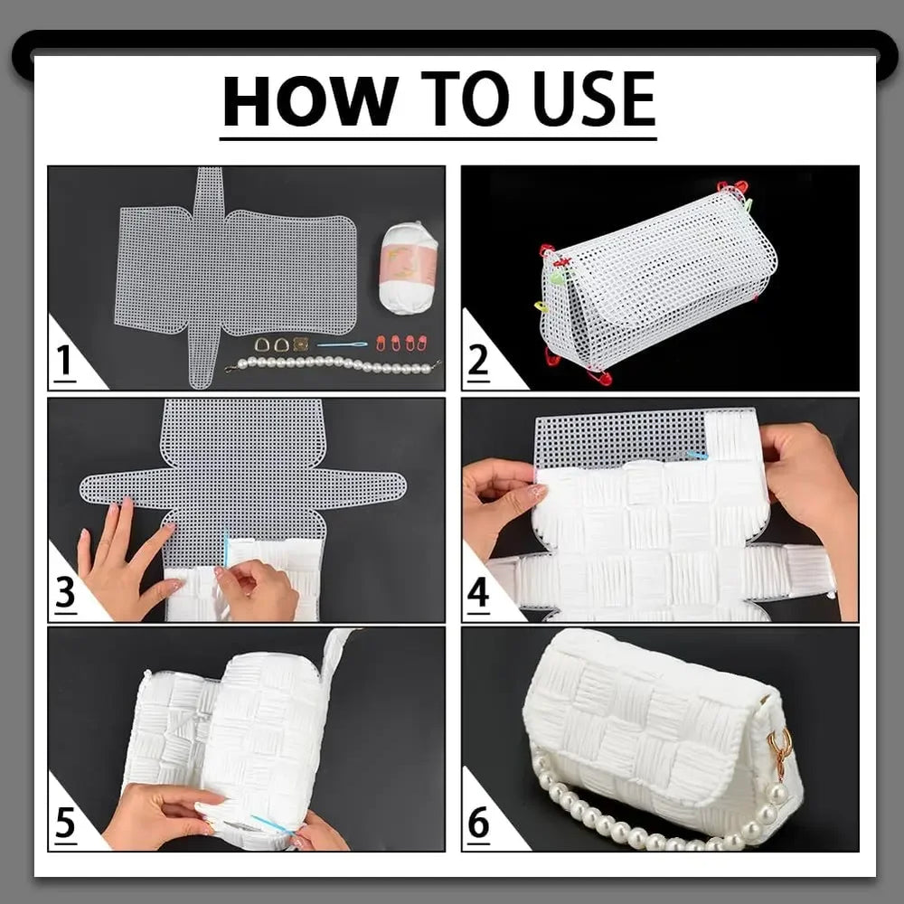 1-4Pcs Plastic Mesh Canvas Sheets Clear Plastic Mesh Sheets Blank Needlepoint Canvas Emb detail view