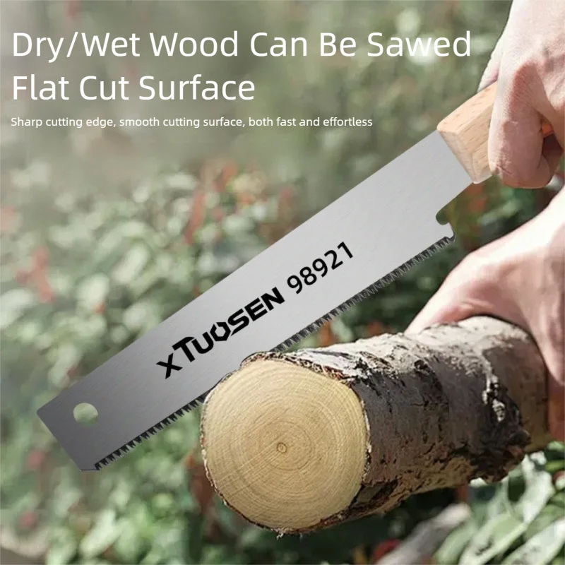 6-Inch Double-Sided Hand Saw | Flexible Flush Cutting Saw for Woodworking lifestyle view