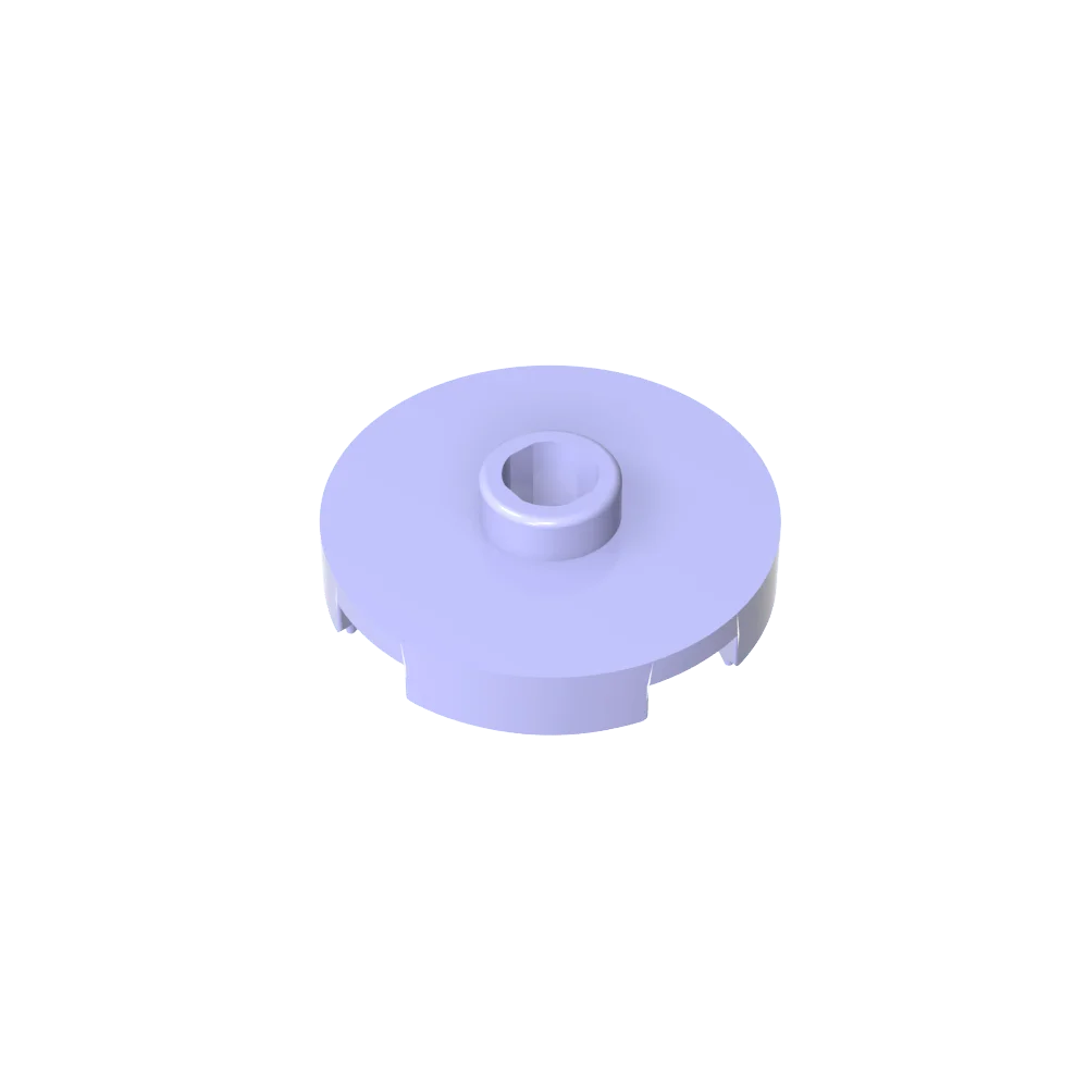 Gobricks GDS-1041 Tile Round 2x2 with Open Stud | Compatible Building Block for DIY E lifestyle view