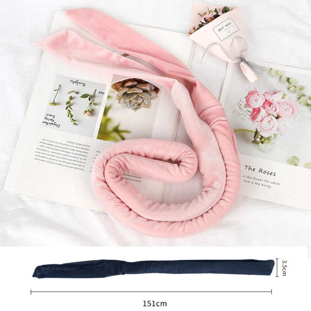 Heatless Curling Rod Headband No Heat Hair Curler Soft Lazy Hair Rollers Sleeping C additional angle