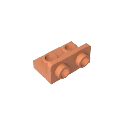 Gobricks GDS-643 Bracket 1 x 2 - 1 x 2 Inverted | Compatible Building Block for Lego 9 close-up view