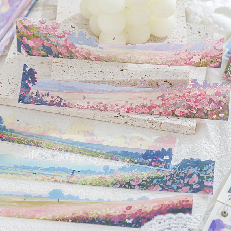 Natural Scenery Sticker Pack | 20pcs Landscape Stickers for Junk Journal DIY