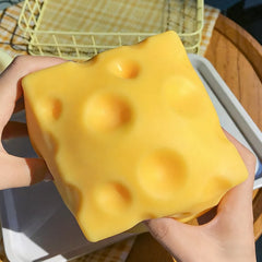 Cheese Squishy Stress Toy | Slow Rebound Squeeze Fidget Ball detail view
