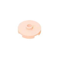 Gobricks GDS-1041 Tile Round 2x2 with Open Stud | Compatible Building Block for DIY E lifestyle view