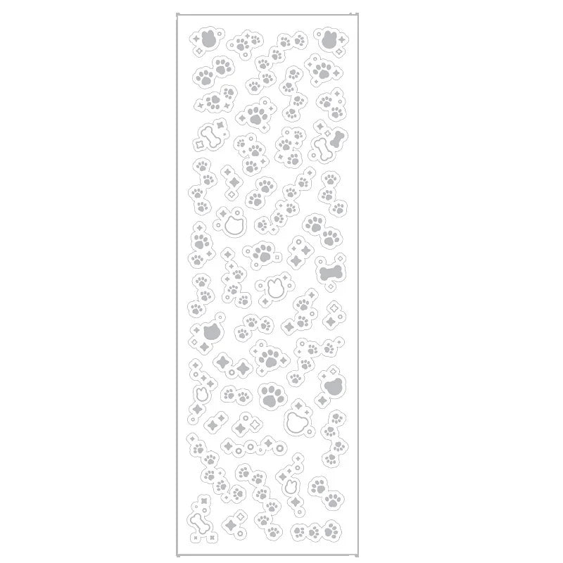 1PCS New Cute Deco Stickers Photocard Decor Kawaii Decorative Scrapbooking Decorative alternate view