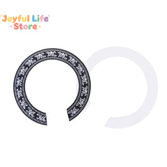 104mm 94mm inch Size Hard PVC Guitar Circle Sound Hole Rosette Inlay