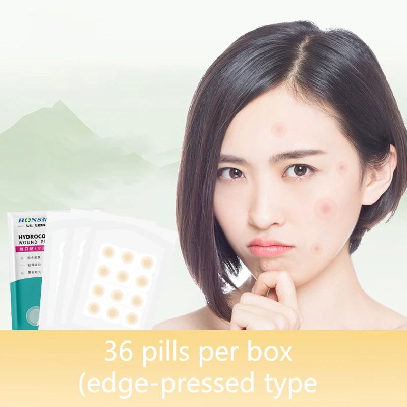 Invisible Acne Patches | Hydrocolloid Pimple Spot Stickers for Clearer Skin alternate view