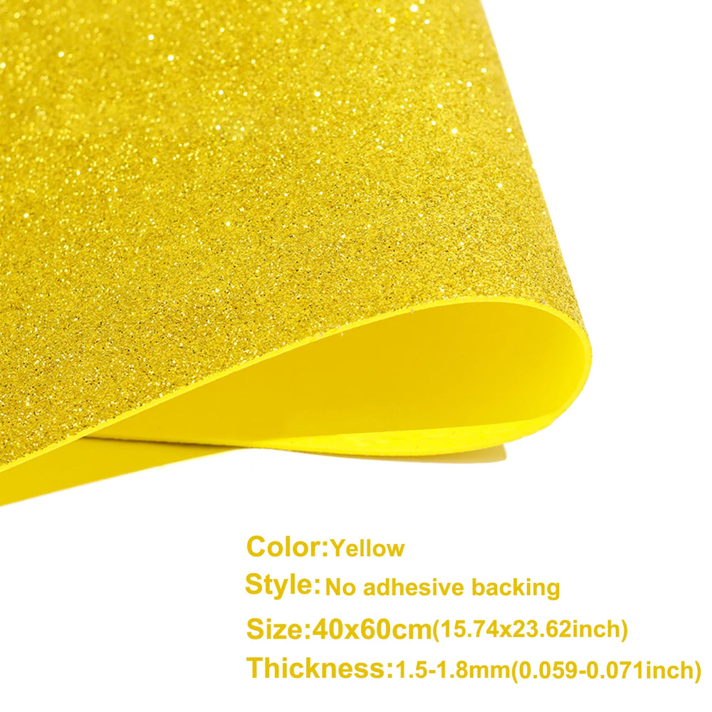 Glitter EVA Foam Sheet 40x60cm | Self-Adhesive Sparkly Foam Paper for DIY Crafts and D close-up view