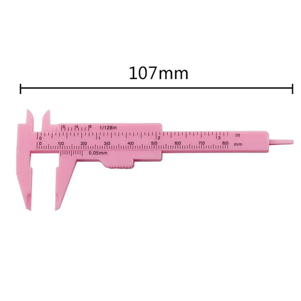 Student Plastic Vernier Caliper 0-80mm | Precision Measuring Tool for Students and DI alternate view