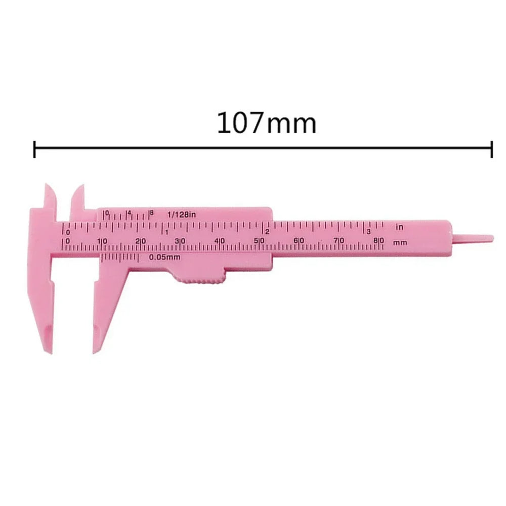 Student Plastic Vernier Caliper 0-80mm | Precision Measuring Tool for Students and DI alternate view