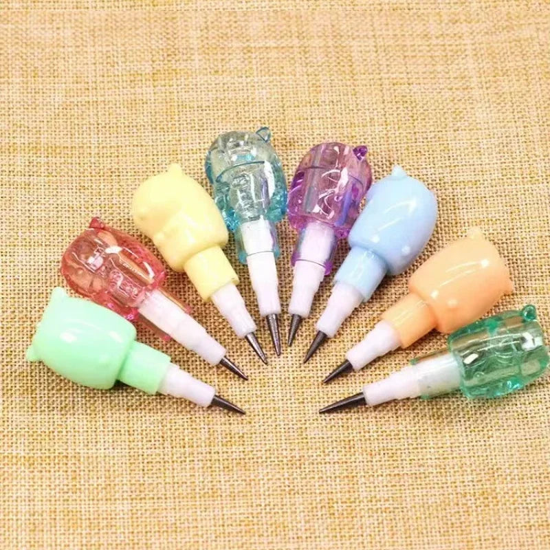 Bear Non Sharpening Mechanical Pencil Student Writing Pen School Office additional angle
