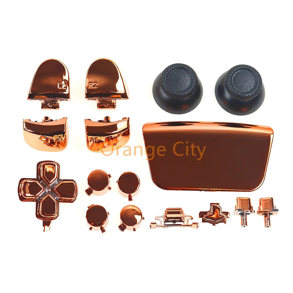 1Set Gamepad Full Set Buttons for PS5 3.0 V3.0 Electroplated Button Kit | Game Contro alternate view