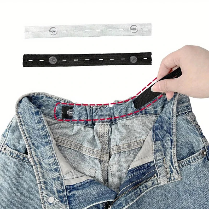 2 Pieces Invisible Belt Tightener Set Sewing Tools Seamless Trouser Buckle Adjuster alternate view