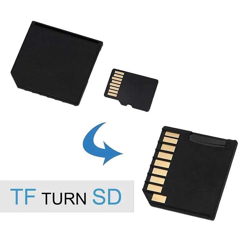 Mini TF to SD Card Adapter | Expandable Storage for MacBook Air close-up view