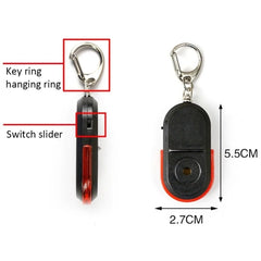 Smart Wireless Anti-Lost Key Finder | Whistle Activated Alarm with LED Light alternate view