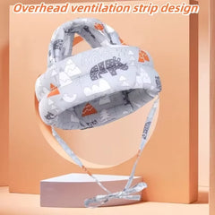 Baby Anti-Fall Hat | Toddler Protective Head Cap with Cute Cartoon Design alternate view