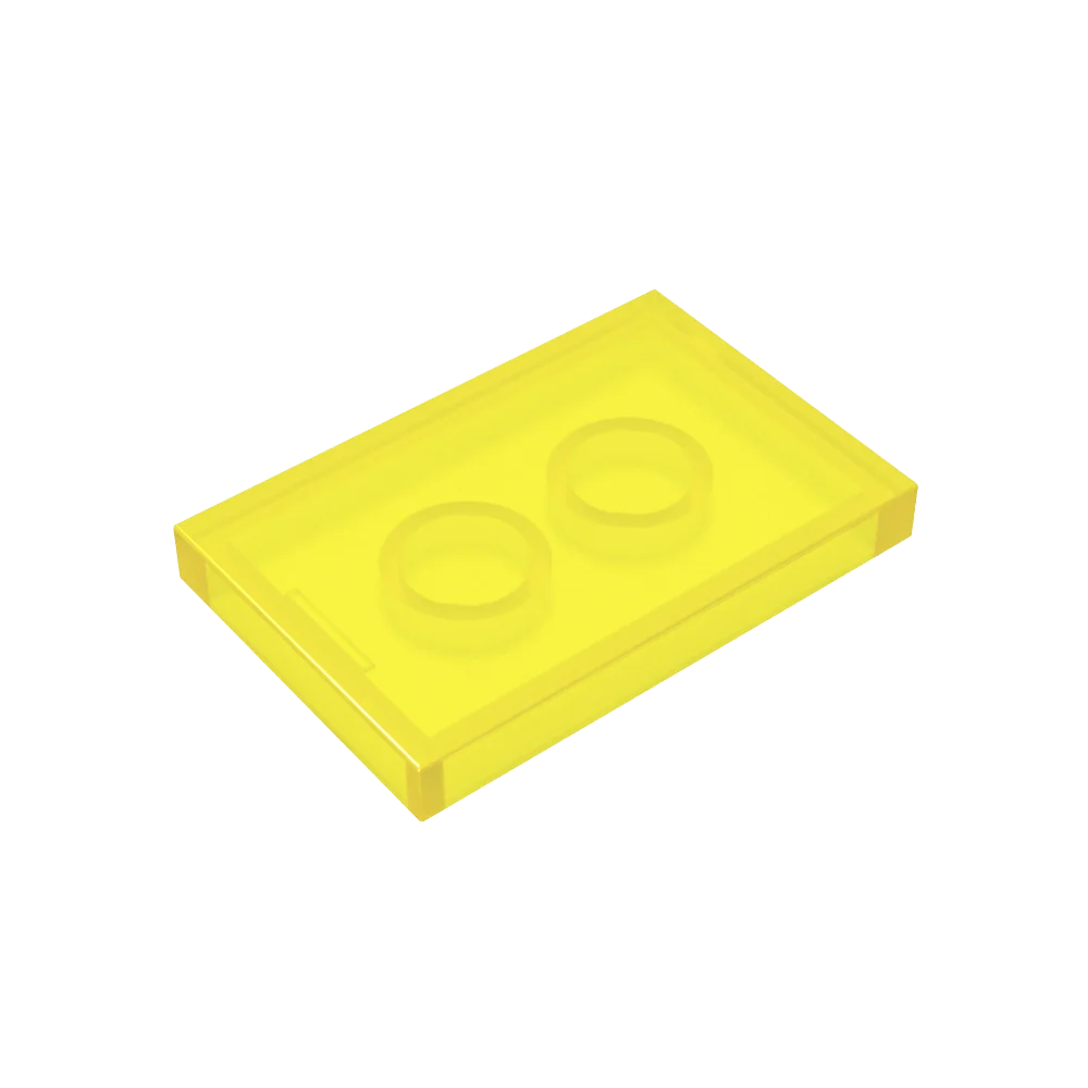 Gobricks GDS-1039 Tile 2 x 3 | Compatible Building Brick for Creative DIY Projects additional angle