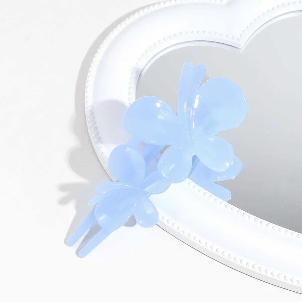 Butterfly Hairpin Solid Color Acrylic Hair Clips Claw Duckbill Ponytail Styling Headwear Women Hair Accessories Fashion Barrette