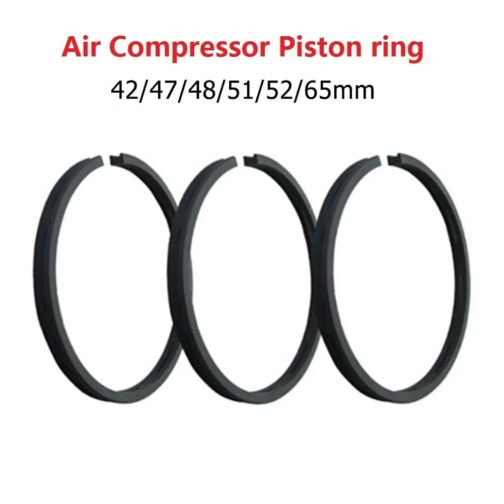 3pcs Piston Rings Set for Air Compressor | Pneumatic Cylinder Replacement Kit alternate view