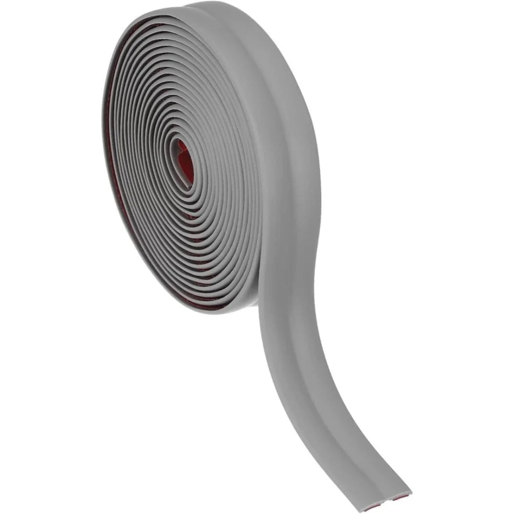 Self-Adhesive PVC Wood Grain Wall Edge and Corner Protector | Easy Cut Reusable Strip close-up view