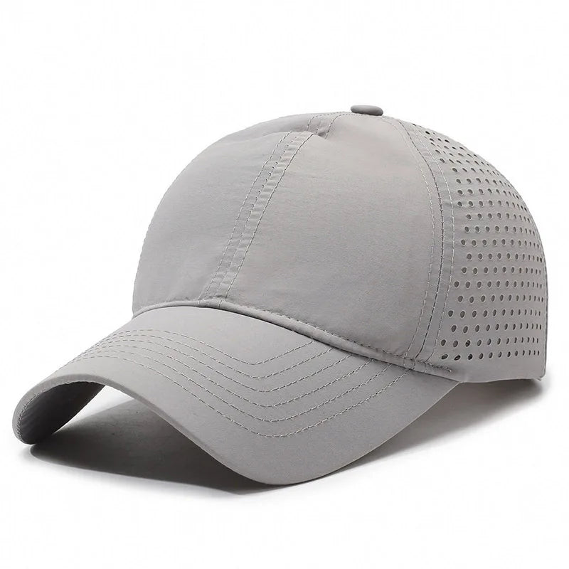 Summer Lightweight Breathable Baseball Cap | Quick-Dry Adjustable Unisex Hat for Hi additional angle