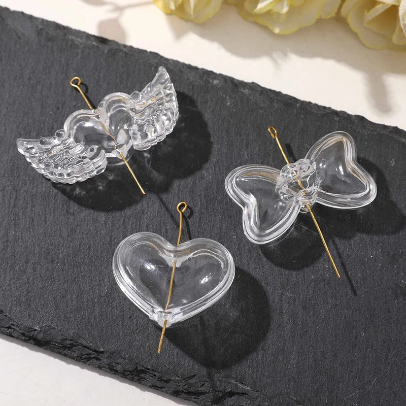 2Pcs Pet Hair Keepsake Box Transparent Dog Cat Fur Storage Box For DIY Memorial Decor lifestyle view
