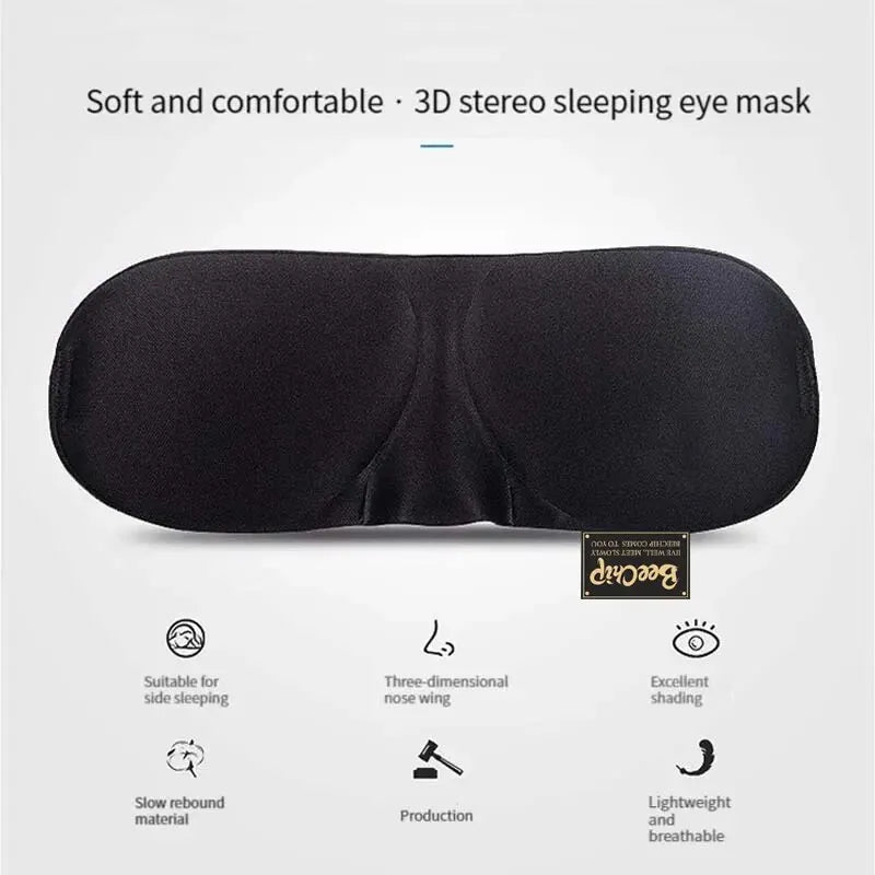 3D Sleep Mask | Natural Sleeping Eye Cover for Travel and Home lifestyle view