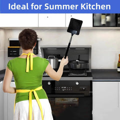 Extendable Fly Swatter | Mosquito Swatter with Stainless Steel Handle detail view