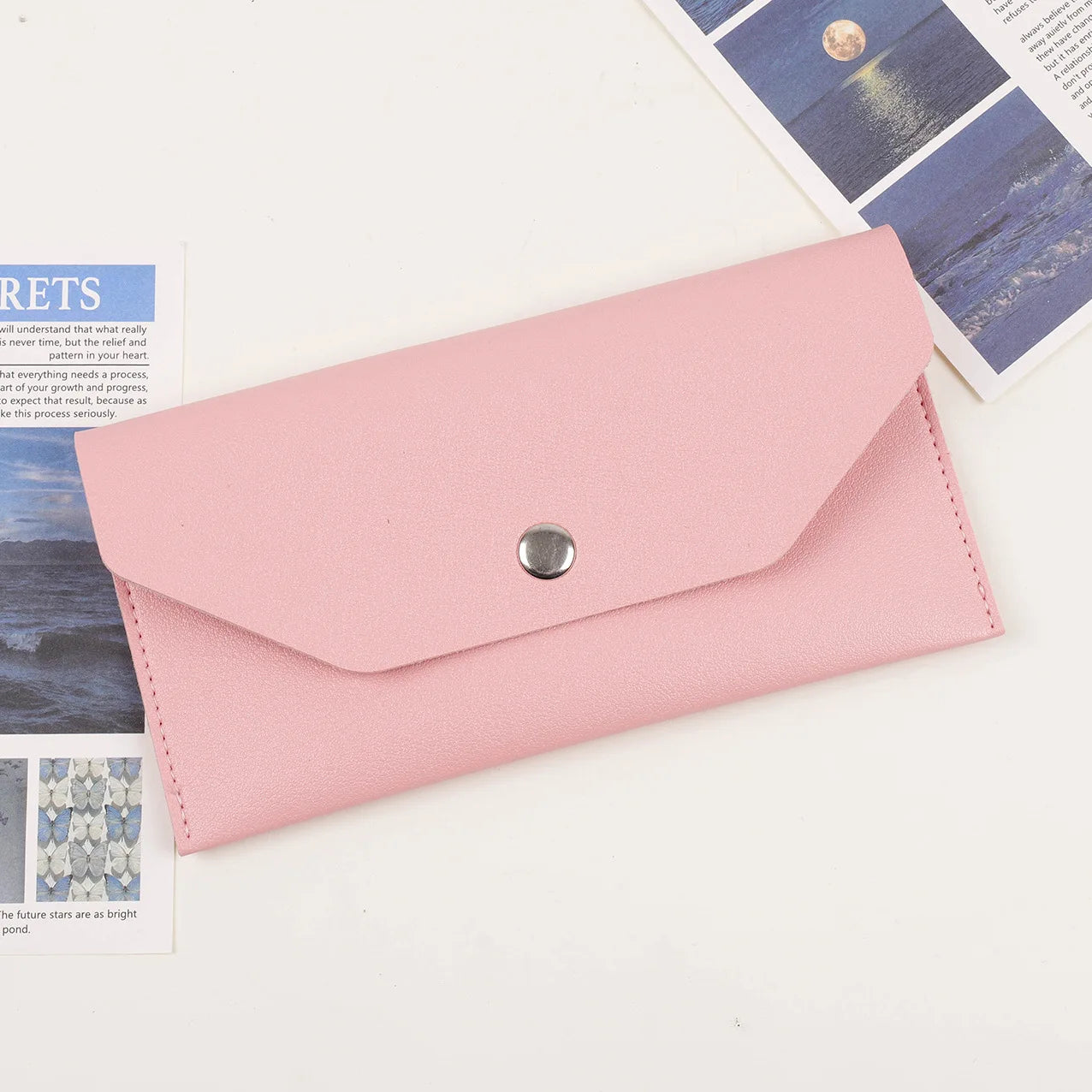 Envelope Coin Money Holder Wallet | PU Leather Classic Fashion Purse for Women alternate view
