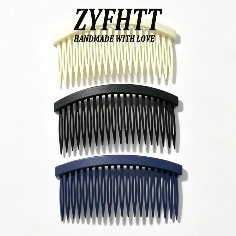 1/3pcs ZYFHTT Solid Color Acrylic Hair Clips for Women Versatile Elegant Hair Stick F alternate view