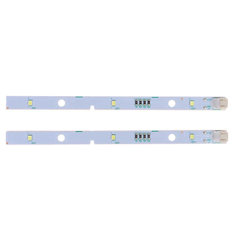 2PCS Refrigerator LED Light Strip Replacement for RONGSHENG HISENSE | DC 12V 2W E34976 close-up view