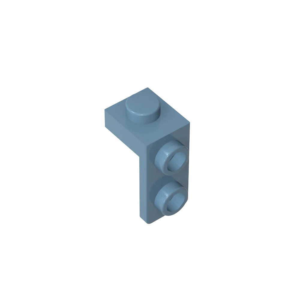 Gobricks Bracket 1 x 1 - 1 x 2 | Compatible Building Block lifestyle view