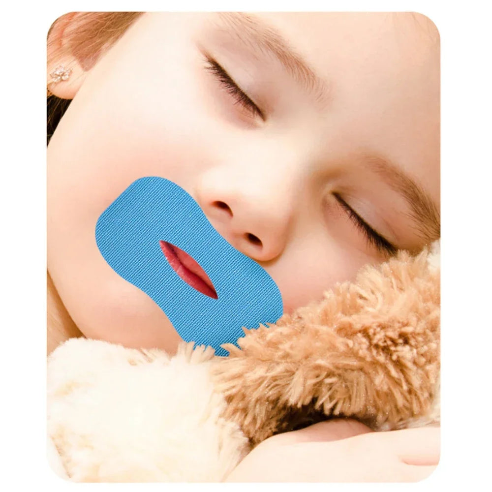 Anti-Snoring Mouth Strips for Children and Adults | Night Breathing Aid close-up view