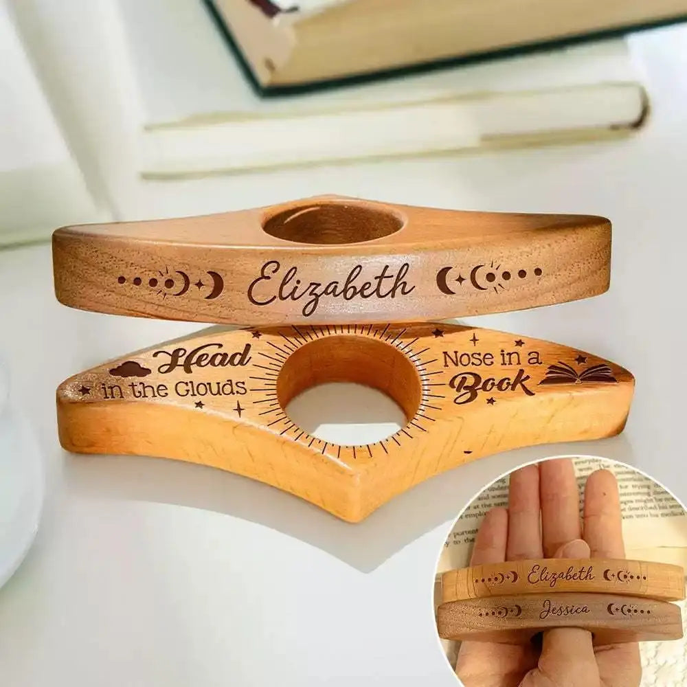 Personalized Book Page Holder, Custom Thumb Book Page Holder for Reading, Bookish Gifts for Book Lov