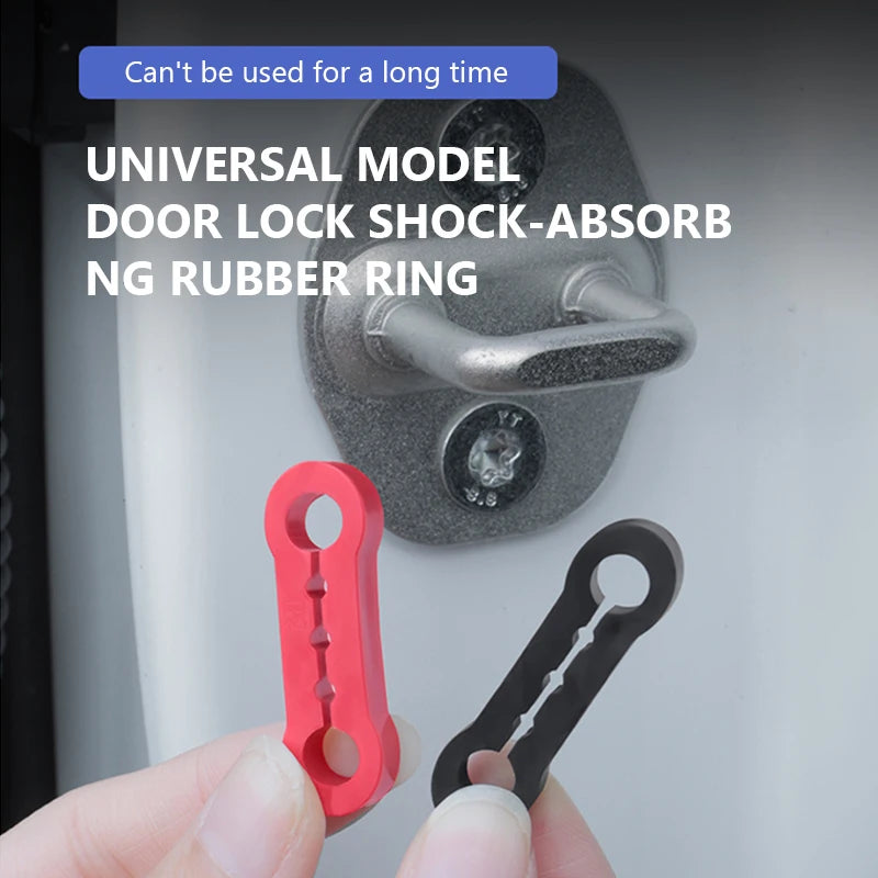 Universal Car Door Buckle Silicone Cushion Pad 4pcs additional angle