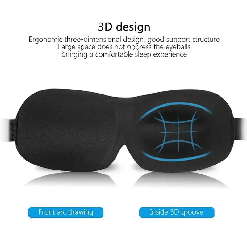 3D Sleep Mask for Men and Women | Light Blocking Eye Mask for Comfort detail view