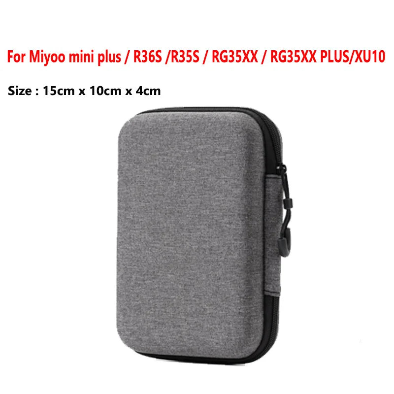 Portable Game Console Storage Case | Hard EVA Protective Travel Bag for R36S, Miyoo M lifestyle view