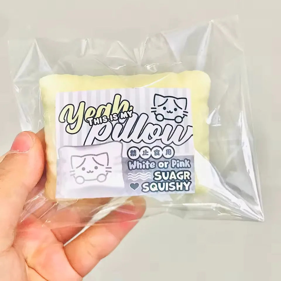Squishy Simulated Cat Pillow Stress Relief Toy | Slow Rising Sensory Fidget alternate view